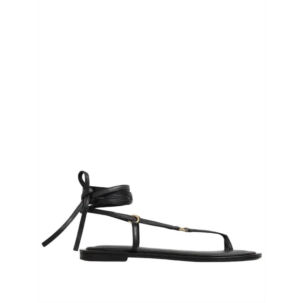 NEW A.EMERY women's tesni leather sandal in black